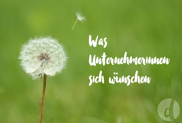 Was Unternehmerinnen wollen *